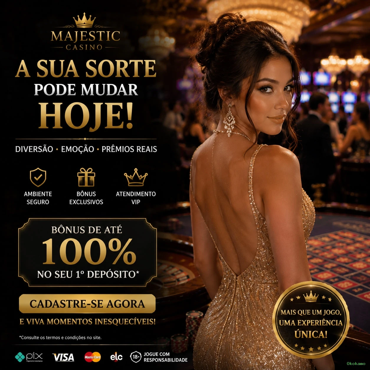 Cassino Okokamo app mobile